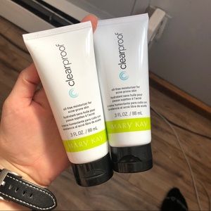 MaryKay Clear proof moisturizer.